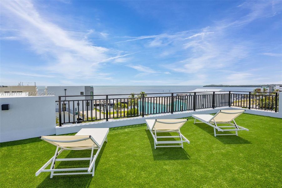 Impressive views from Rooftop Terrace