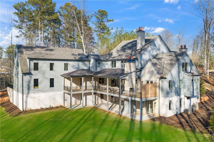 Exterior details and patio area of a home in , Milton (Image 28). Exterior details and patio area of a home in , Milton (Image 28).