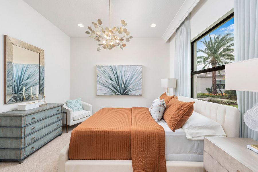 Representative furnished interior of a home built from the Bellagio by GL Homes in Valencia Parc at Riverland, Port St. Lucie (Image 26).