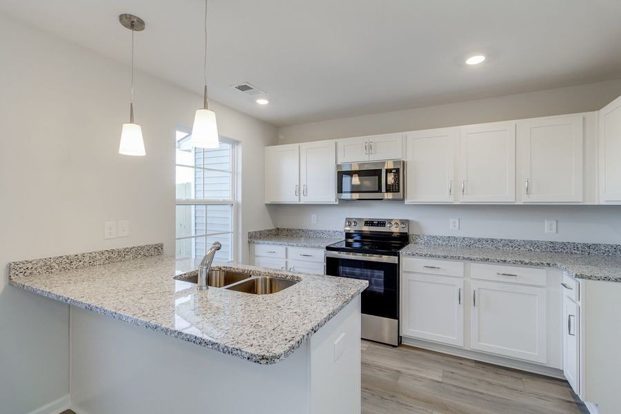 Furnished interior view inside a new home in Astoria, Columbia (Image 7). Furnished interior view inside a new home in Astoria, Columbia (Image 7).