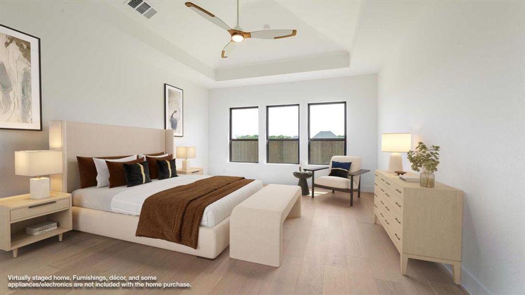 Furnished interior view inside a new home in Adkins Park 70', Hurst (Image 7).