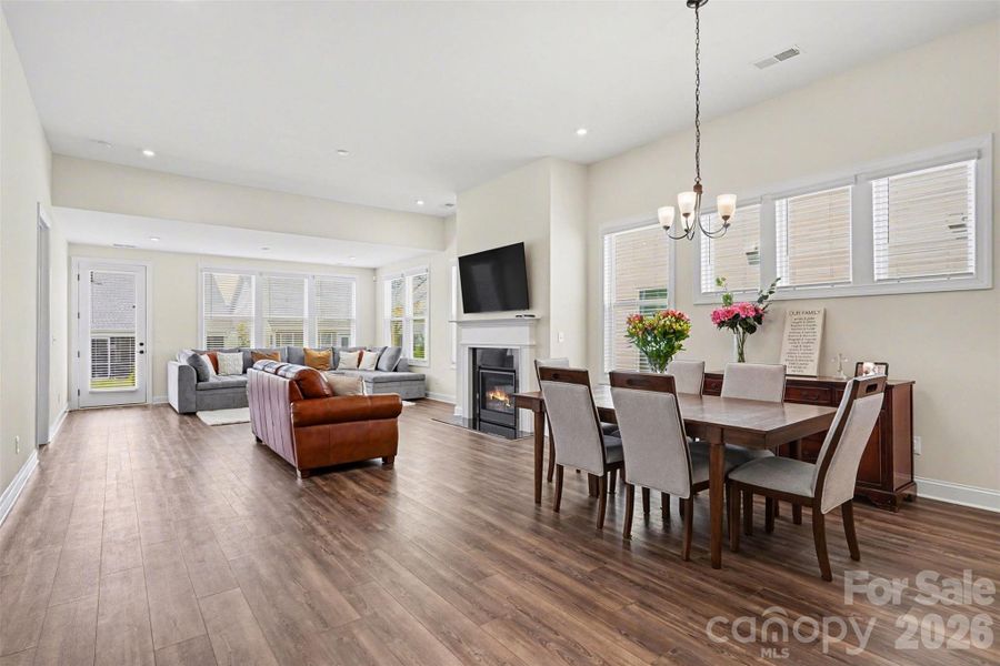 Furnished interior view inside a new home in , Charlotte (Image 10). Furnished interior view inside a new home in , Charlotte (Image 10).