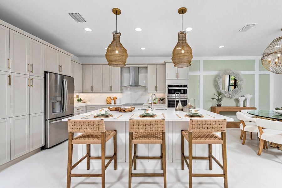 Representative furnished interior of a home built from the Bonaire by GL Homes in Valencia Harbor (55+), Fort Myers (Image 5).
