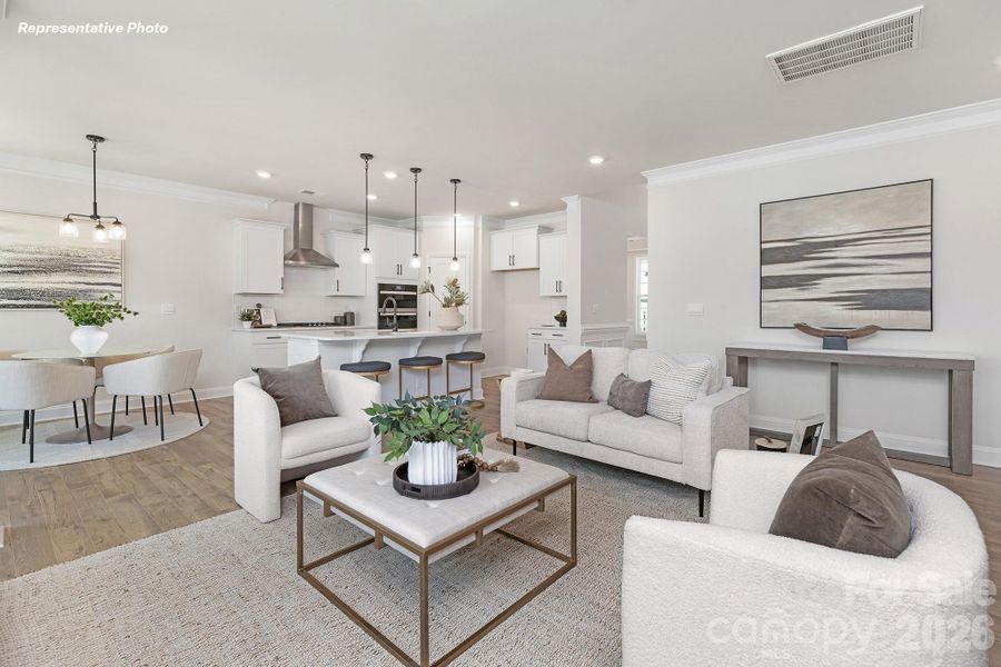 Furnished interior view inside a new home in Sylvan Creek, Denver (Image 6).