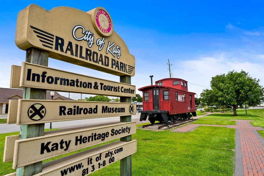 A quick drive to the Katy Railroad Park