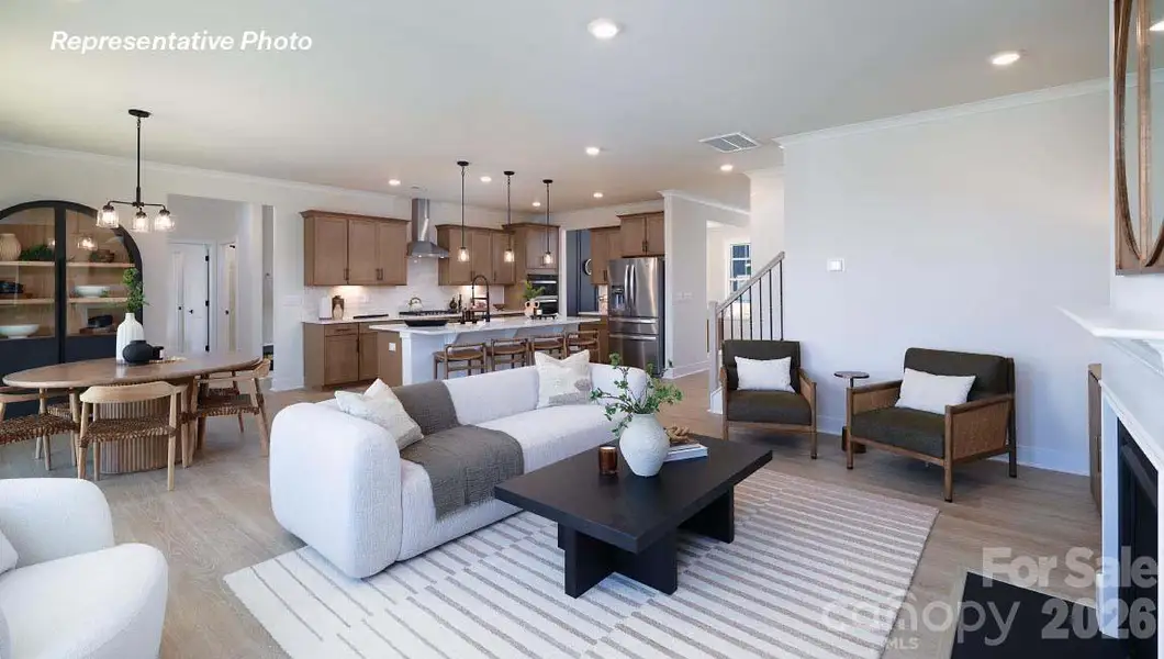 Furnished interior view inside a new home in Westport, York (Image 28).