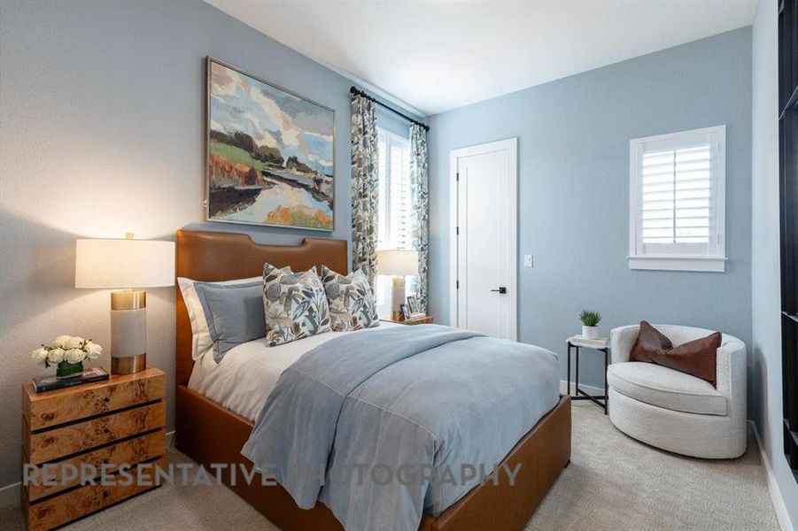 Furnished interior view inside a new home in Sandbrock Ranch, Aubrey (Image 33).