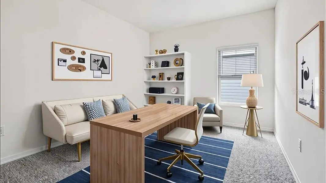Furnished interior view inside a new home in Avalon Woods, Newberry (Image 11).