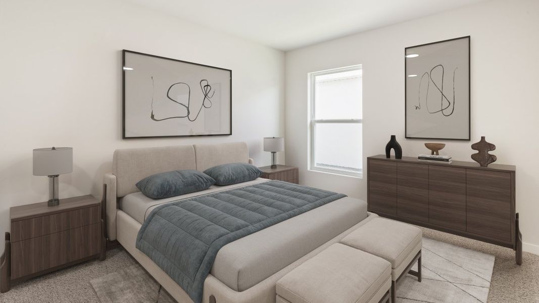 Representative furnished interior of a home built from the Downing II by D.R. Horton in Driftwood Bay, Port Charlotte (Image 9).