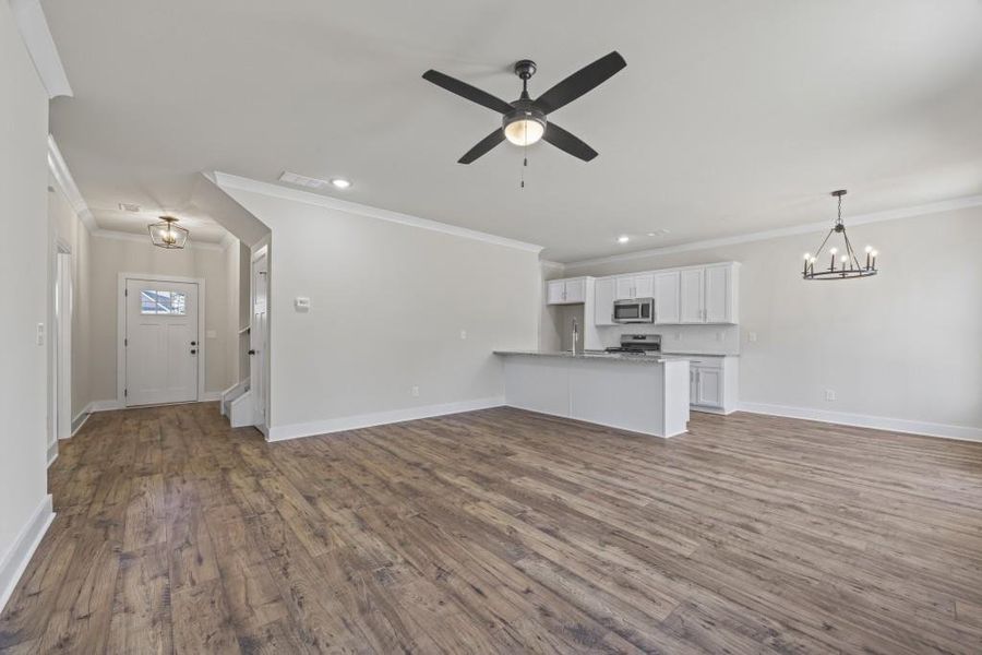 Spacious, unfurnished interior of a new home in , Hartwell (Image 29).