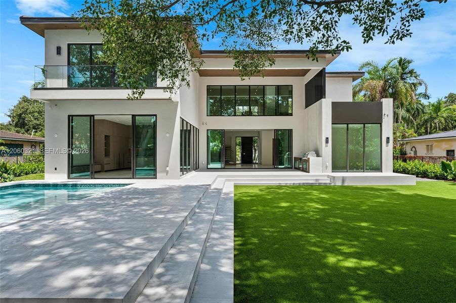 Exterior details and patio area of a home in , Miami Shores (Image 35). Exterior details and patio area of a home in , Miami Shores (Image 35).