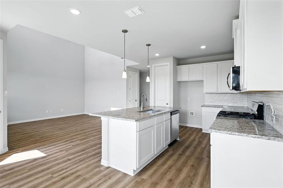 Furnished interior view inside a new home in Pebblebrook, Sherman (Image 6).