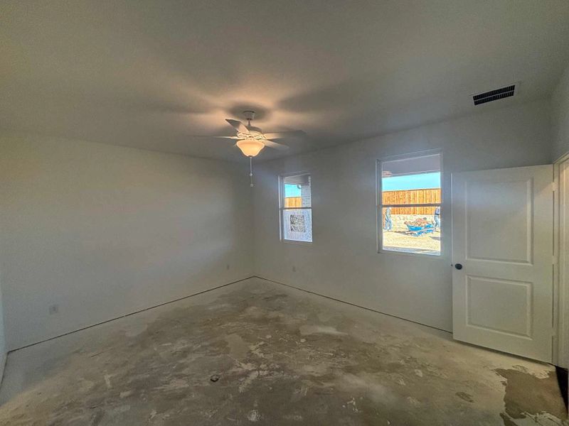 Primary Bedroom Construction Progress