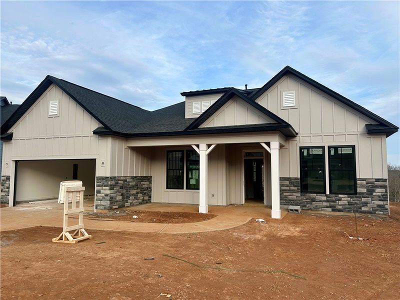 In-progress construction of a new home in Edwards Ridge, Central, SC (Image 9).