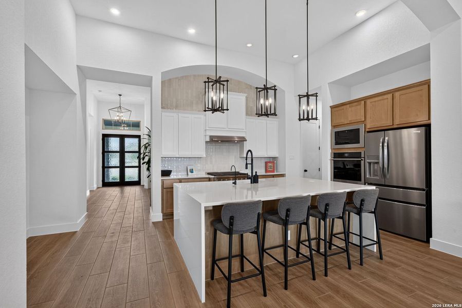 Furnished interior view inside a new home in Veramendi, New Braunfels (Image 29).