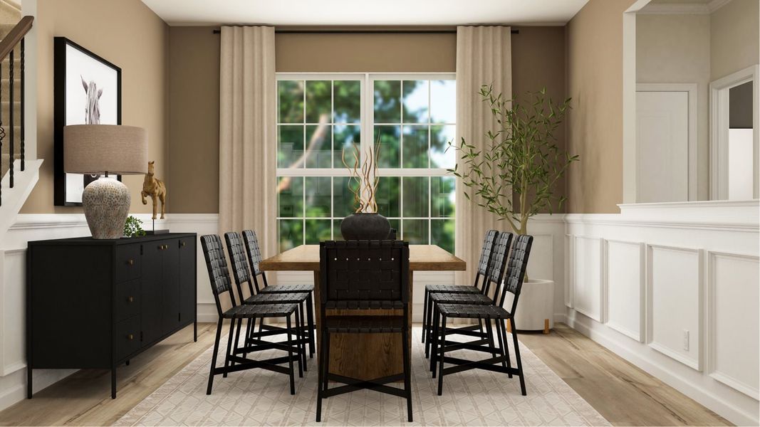 Representative furnished interior of a home built from the Cypress by Lennar in Elizabeth: Arbor, Fort Mill (Image 14).