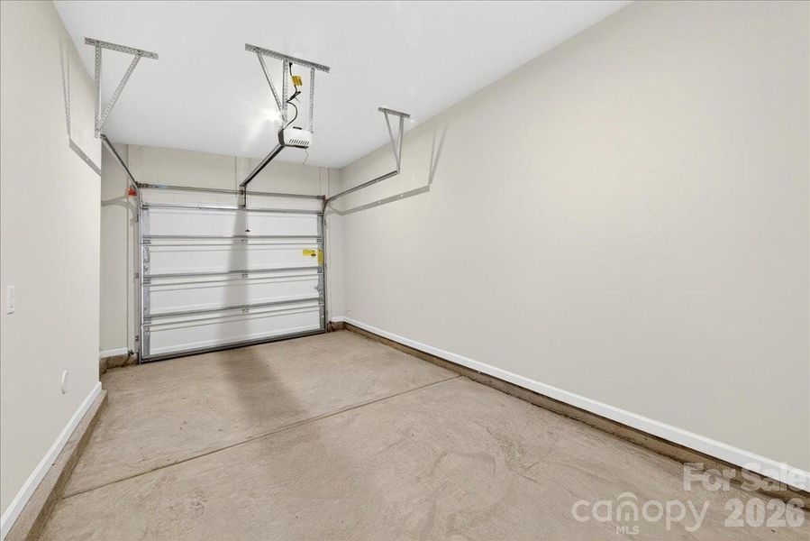 1 bay front load garage 1 bay front load garage