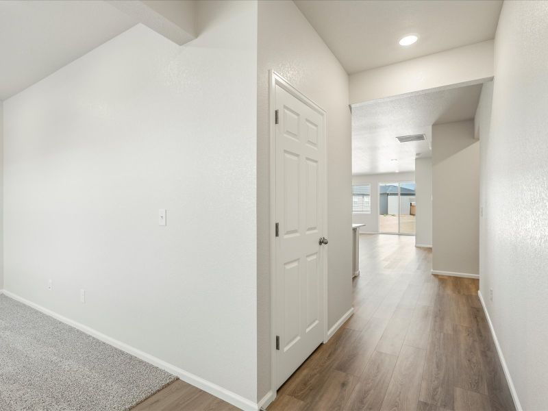 The Byers floorplan interior image taken at a Meritage Homes community in Commerce City, CO.