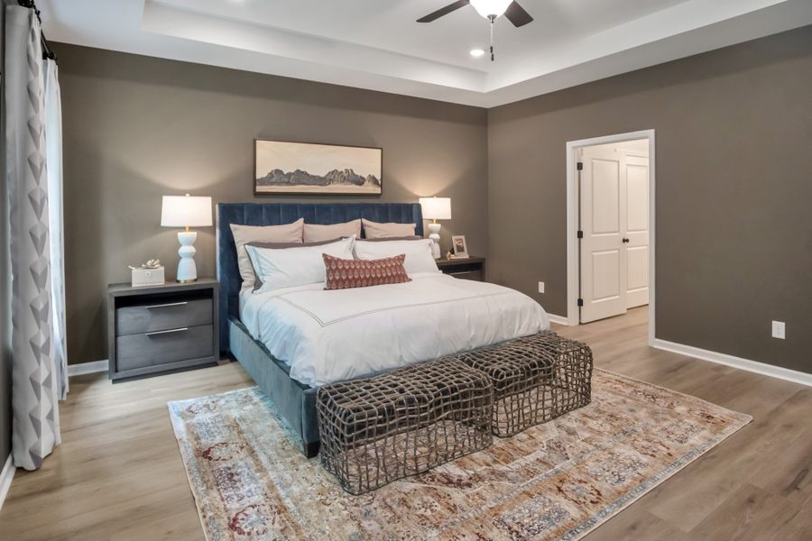 Furnished interior view inside a new home in The Oaks, Clarksville (Image 30).