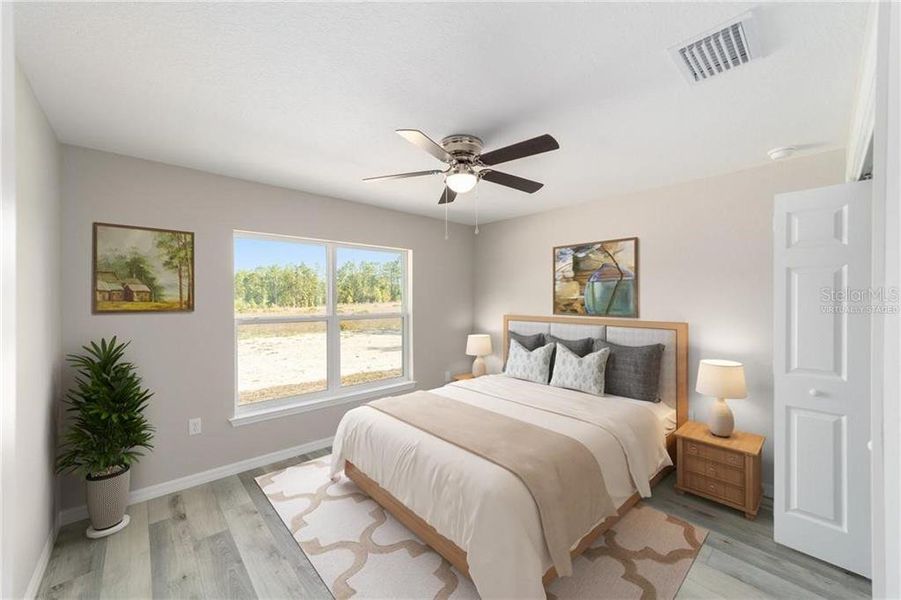 Furnished interior view inside a new home in , Dunnellon (Image 4).