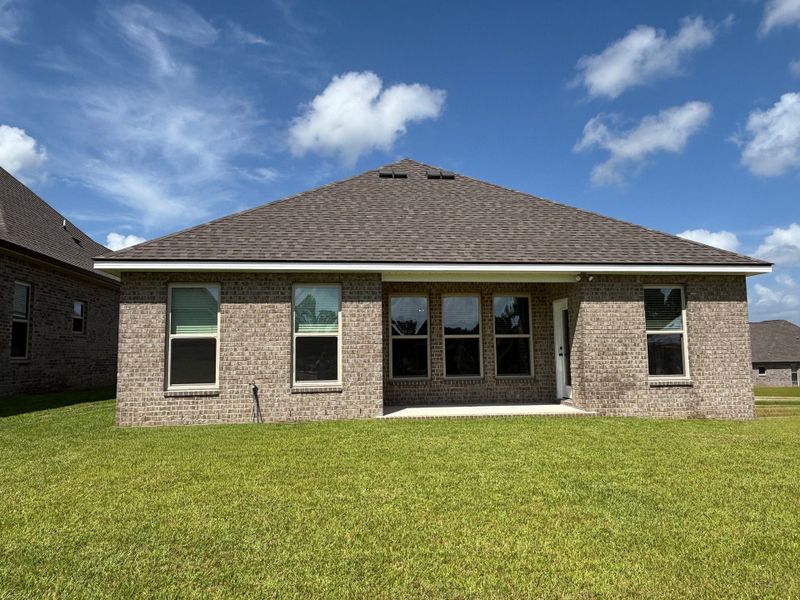 Exterior details and patio area of a home in Sentinel Ridge, Pace (Image 3). Exterior details and patio area of a home in Sentinel Ridge, Pace (Image 3).