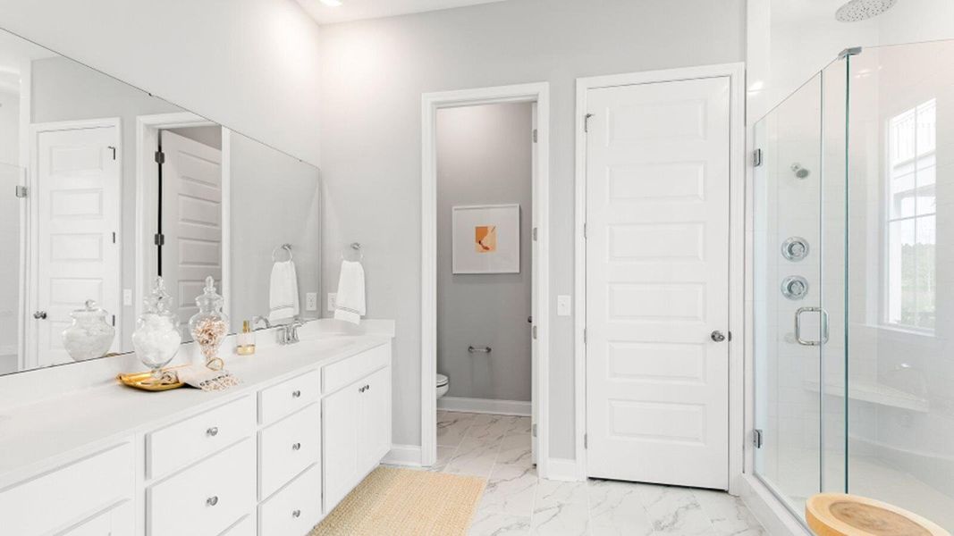 Furnished interior view inside a new home in Sweetgrass at Summers Corner, Summerville (Image 9).