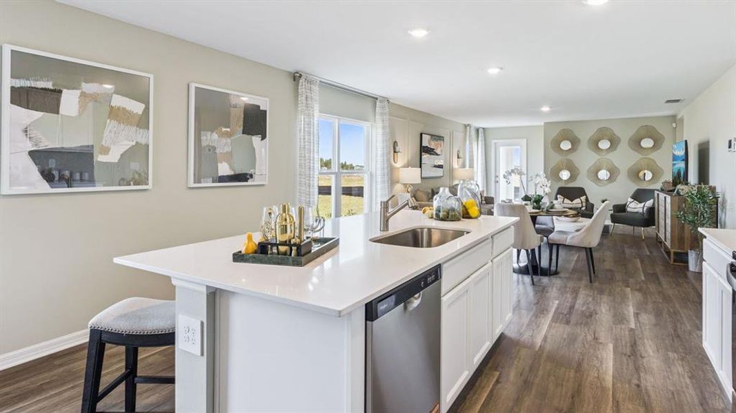 Furnished interior view inside a new home in , Winter Haven (Image 20).