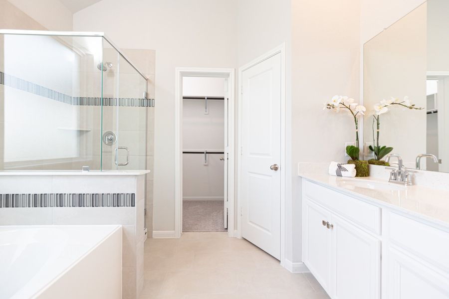 Representative furnished interior of a home built from the Quintera by Beazer Homes in Bridgeland: Premier Collection, Cypress (Image 7).