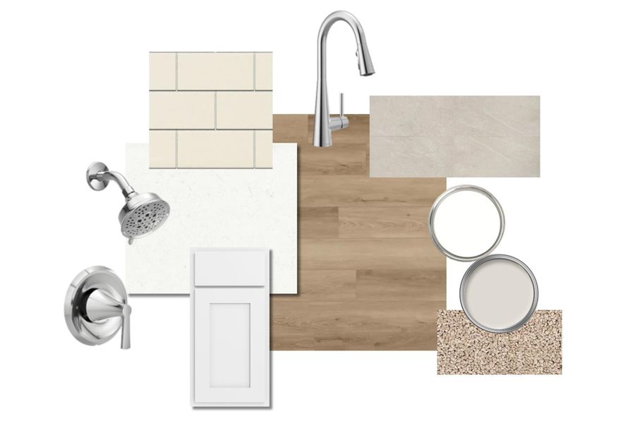 Sample of building materials used in homes in Bluestem, Brookshire (Image 19).