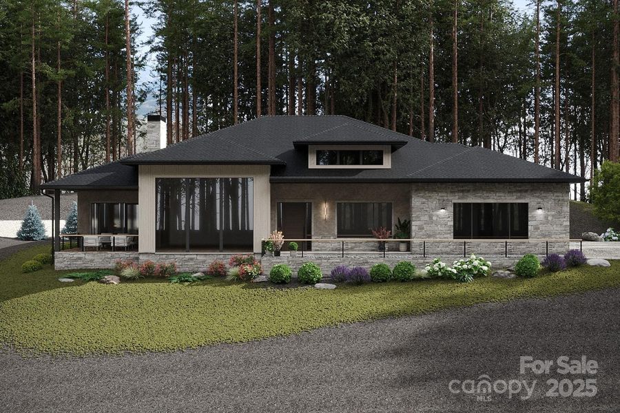 Front exterior of a new home in , Arden, NC, highlighting curb appeal (Image 18).