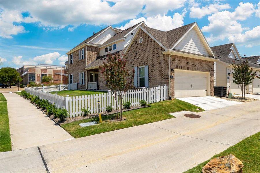 Front exterior of a new home in , North Richland Hills, TX, highlighting curb appeal (Image 19). Front exterior of a new home in , North Richland Hills, TX, highlighting curb appeal (Image 19).