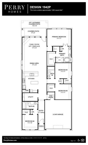 Floor Plan for 1942P