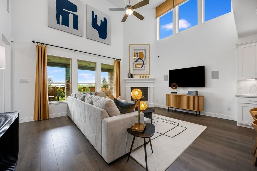Representative furnished interior of a home built from the Carmine by Taylor Morrison in South Oak 50s, Oak Point (Image 11). Representative furnished interior of a home built from the Carmine by Taylor Morrison in South Oak 50s, Oak Point (Image 11).