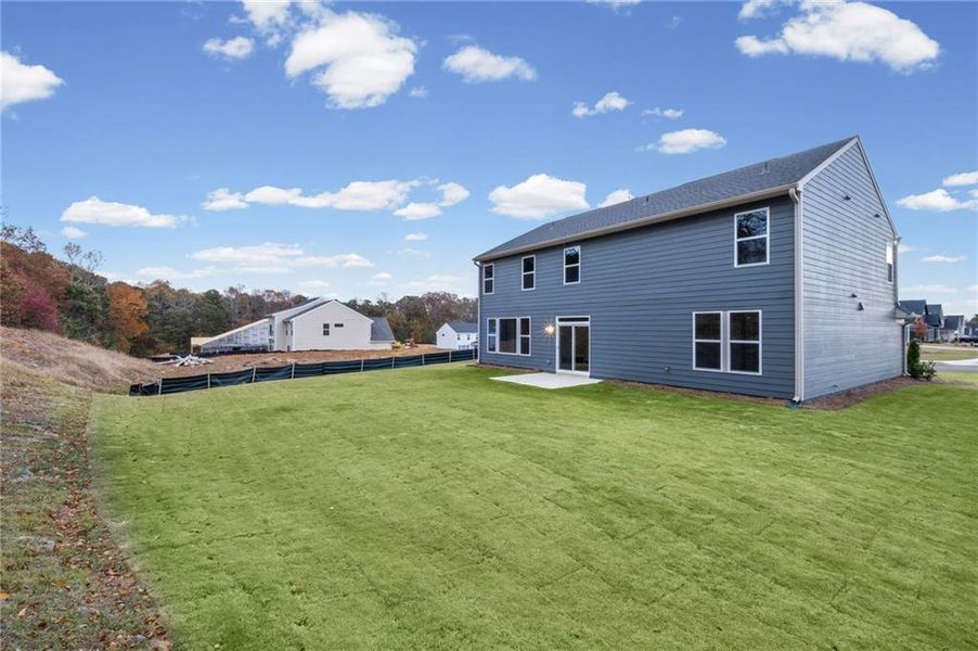 Exterior details and patio area of a home in Pickens Bluff, Hiram (Image 4).
