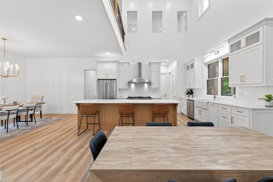 Furnished interior view inside a new home in , Buford (Image 36).