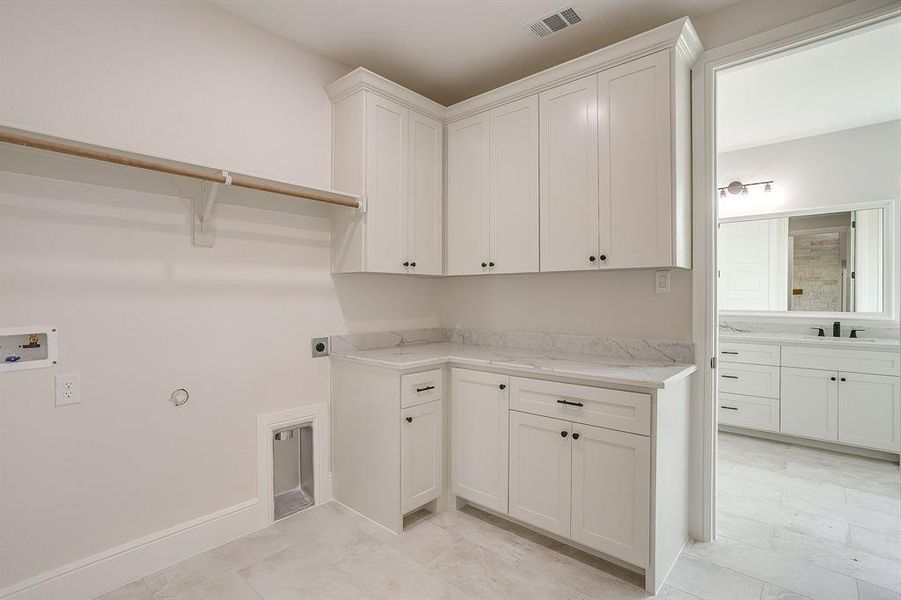 Furnished interior view inside a new home in , Godley (Image 12).