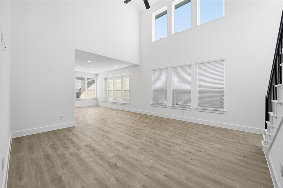 Spacious, unfurnished interior of a new home in Pecan Square: 40ft. lots, Northlake (Image 13).