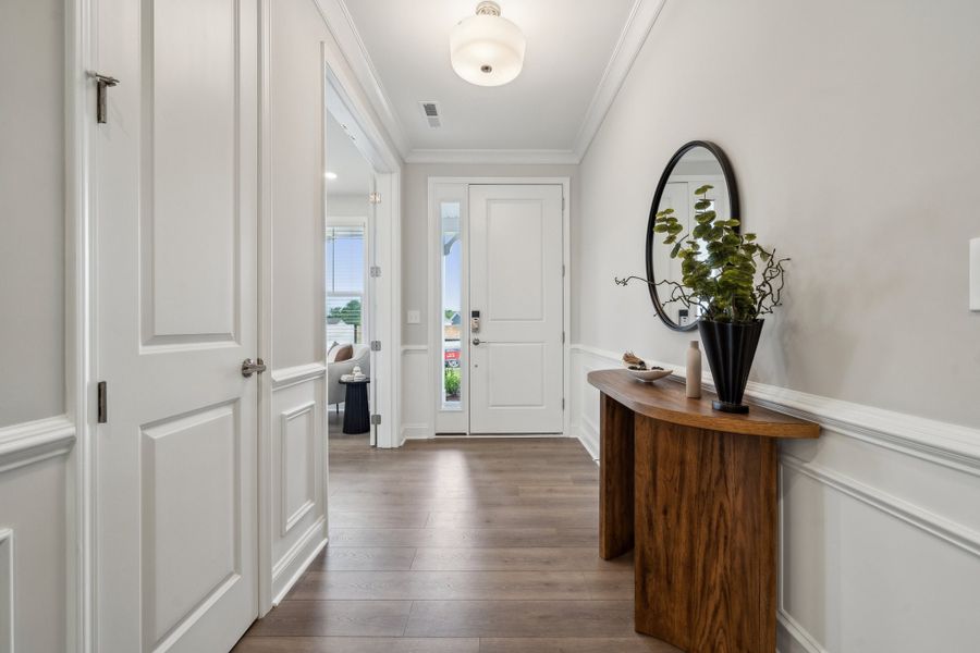 Furnished interior view inside a new home in Stafford at Langtree, Mooresville (Image 8).