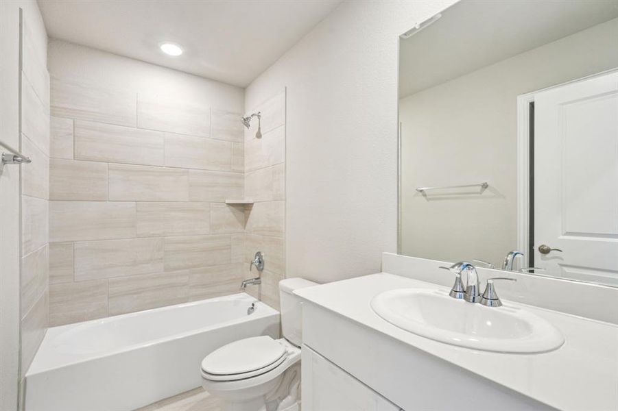 Photo is not of the actual home, but is an inspirational photo of builder’s model home and may depict options, furnishings, and/or decorator features that are not included.