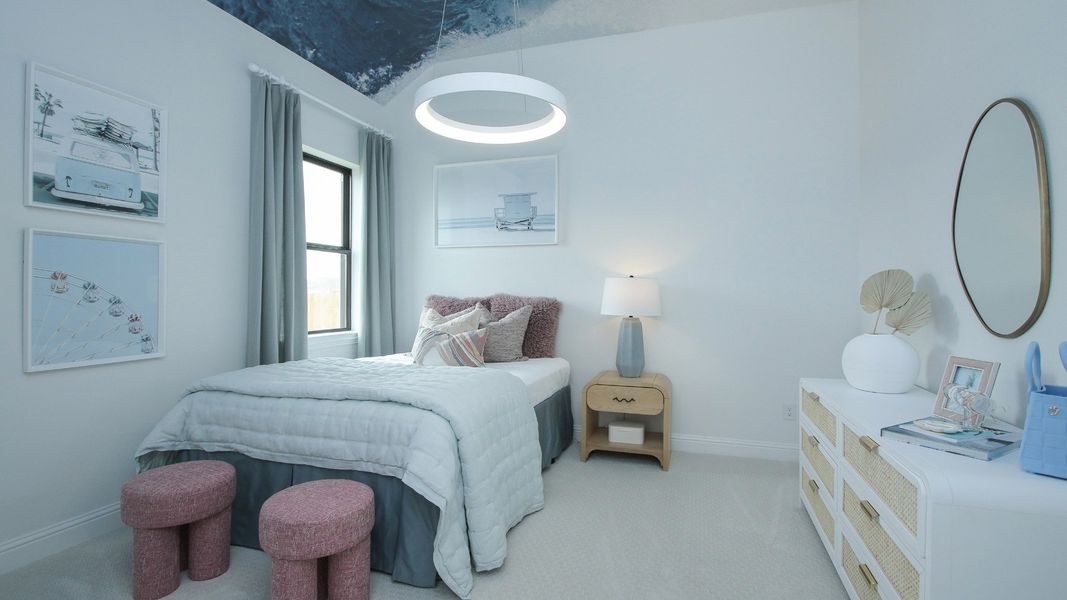 Representative furnished interior of a home built from the Willow by Brightland Homes in Sunterra, Katy (Image 14).