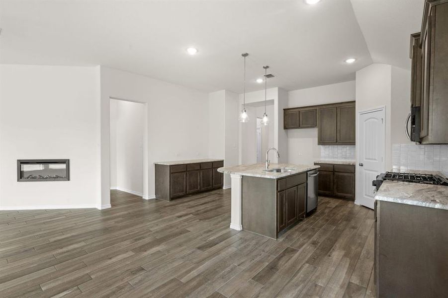 Furnished interior view inside a new home in Silo Mills - Select Series, Joshua (Image 6).