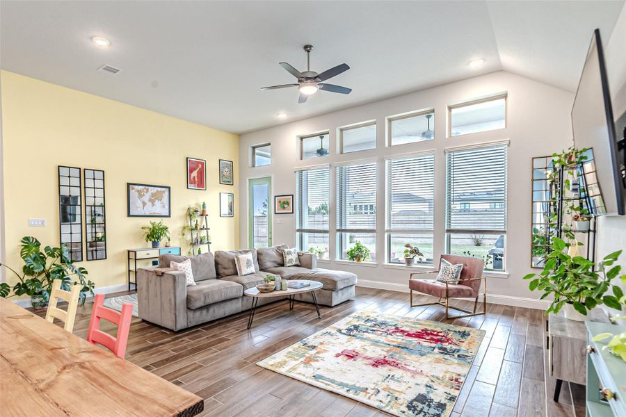 Furnished interior view inside a new home in Bridgeland: Heritage Collection, Cypress (Image 17). Furnished interior view inside a new home in Bridgeland: Heritage Collection, Cypress (Image 17).