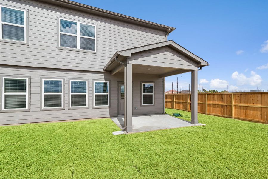 The Princeton II- Rear Covered Patio