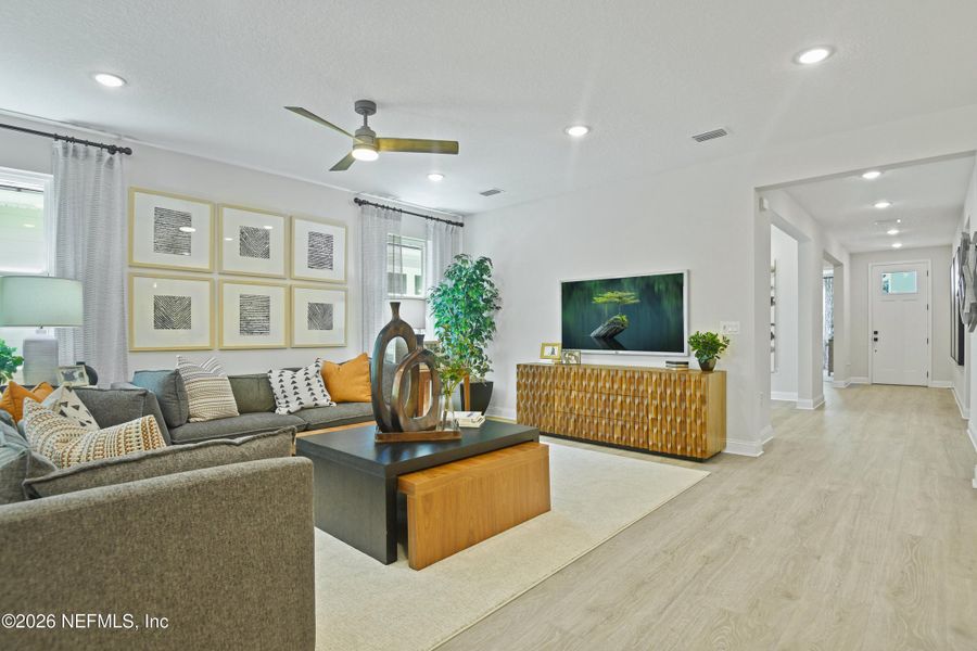 Furnished interior view inside a new home in Brookestone, St. Augustine (Image 9).
