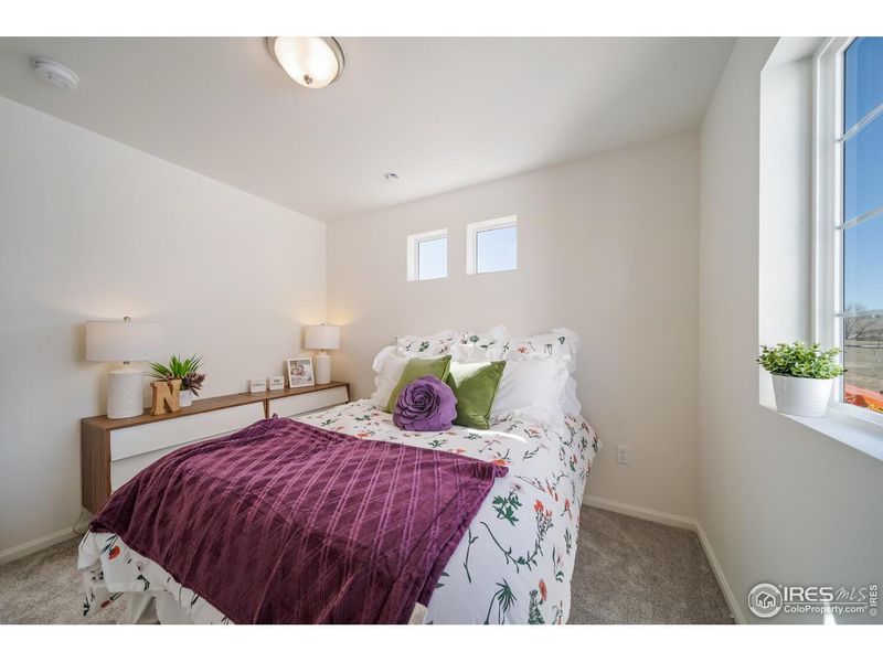 Furnished interior view inside a new home in Thompson River Ranch, Johnstown (Image 3).