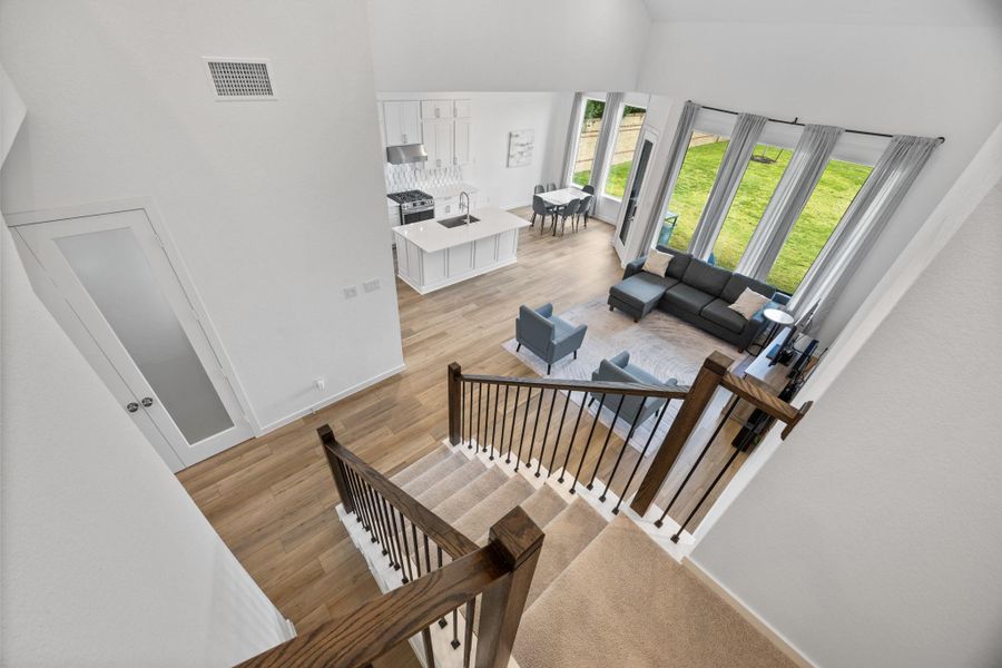Furnished interior view inside a new home in , Cypress (Image 37).