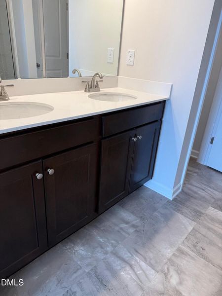 primary bath double vanity