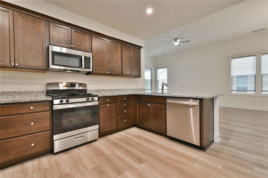 Furnished interior view inside a new home in , Hoschton (Image 12).