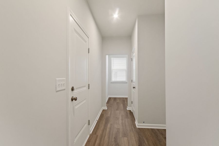 Spacious, unfurnished interior of a new home in The Mill at Woodcreek Farms, Elgin (Image 56). Spacious, unfurnished interior of a new home in The Mill at Woodcreek Farms, Elgin (Image 56).