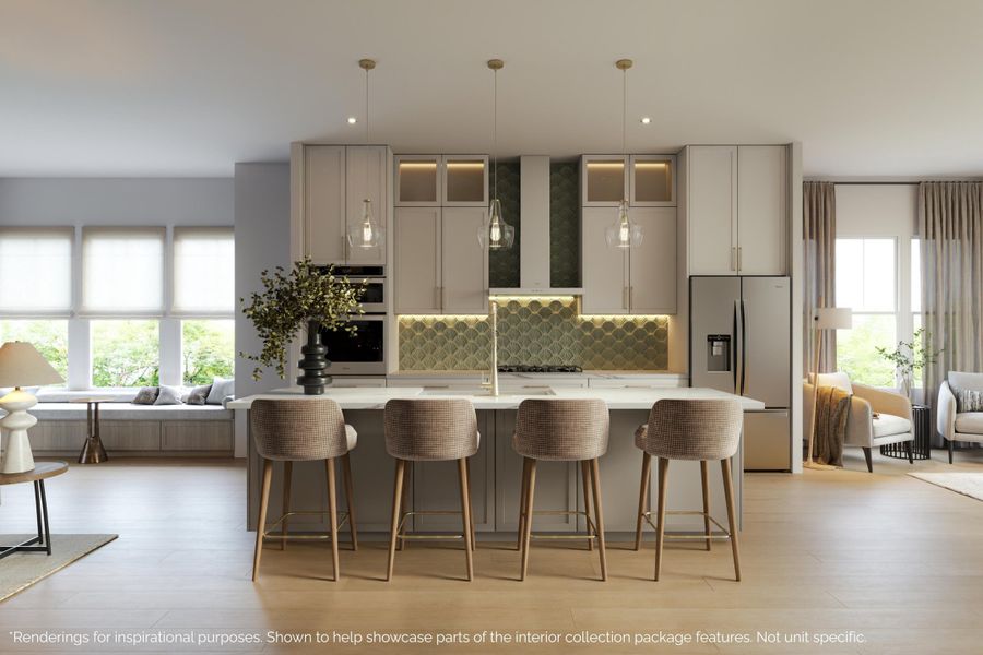 Furnished interior view inside a new home in , Charleston (Image 4).